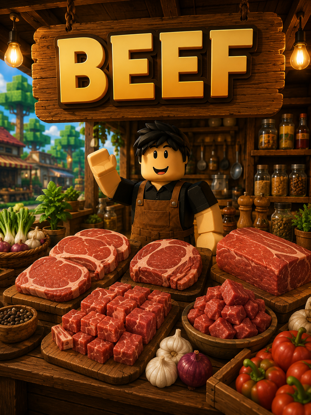 Beef ingredient entry for Karinderya