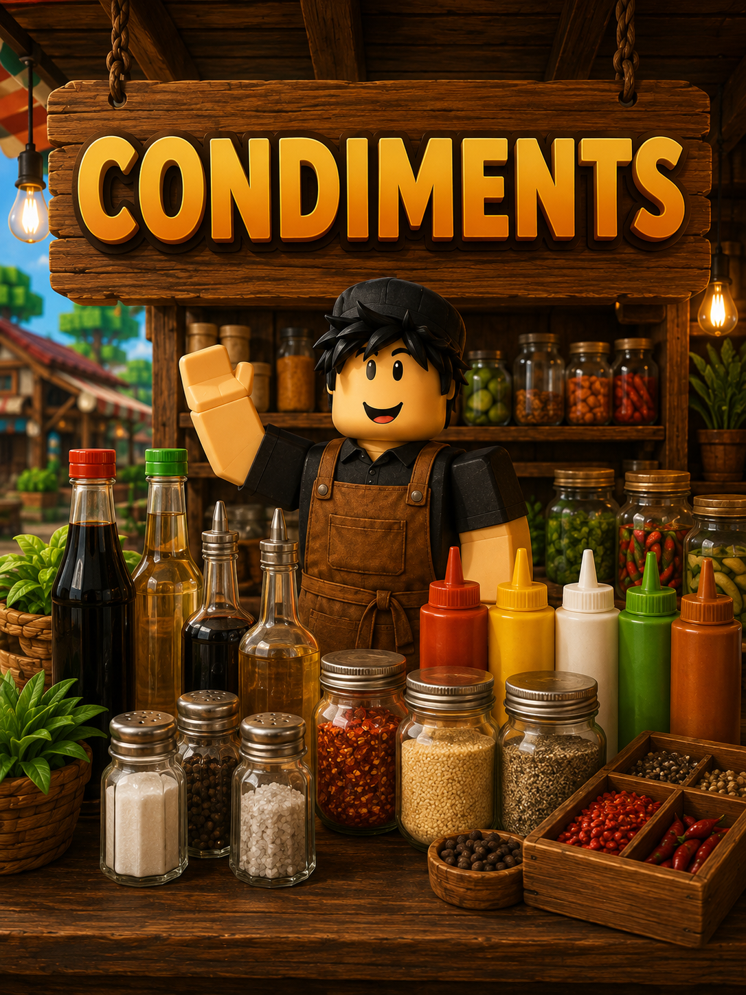 Condiments ingredient entry for Karinderya